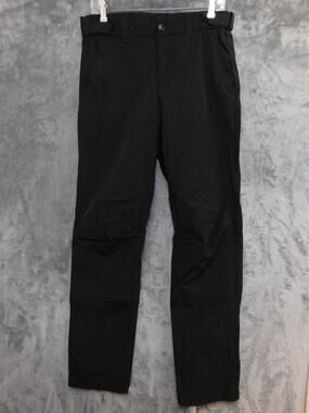 Crivit Pants Mens 34x32 Black Straight Leg Lightweight Casual Pockets Zip Travel